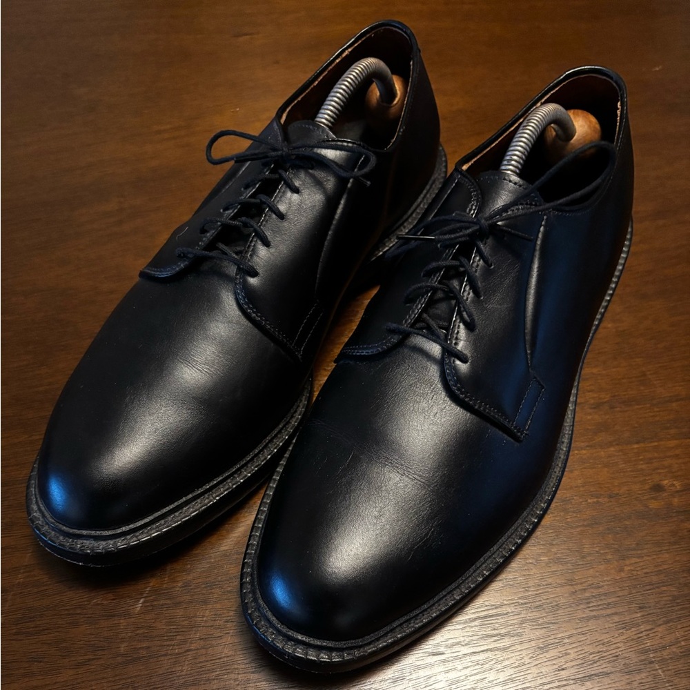 Allen Edmonds Leeds Black Leather Oxfords/Derby Size 10.5D